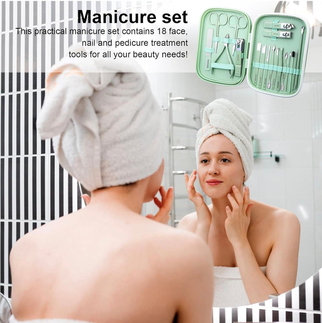 Premium All-in-One Manicure & Pedicure Kit 💅